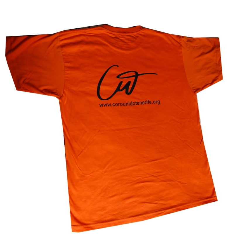 Camiseta Naranja Reverso